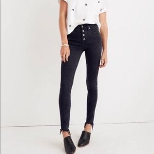 Madewell Button Fly Skinny Jeans